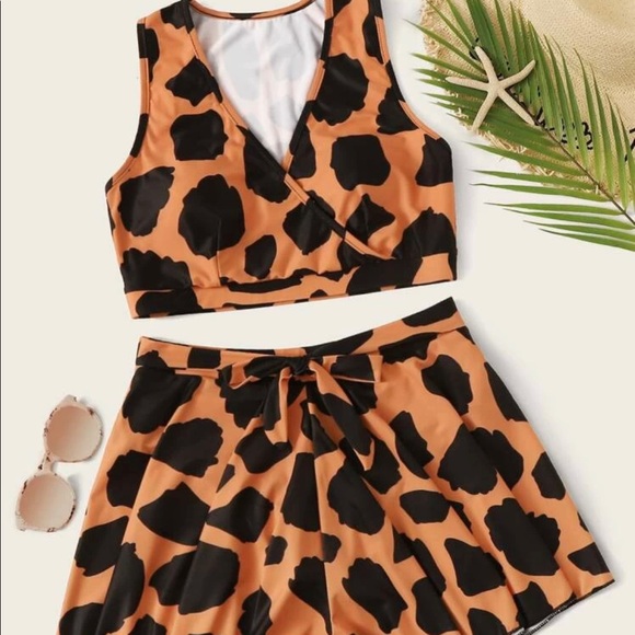 2 piece Print bathing suit - Picture 2 of 8